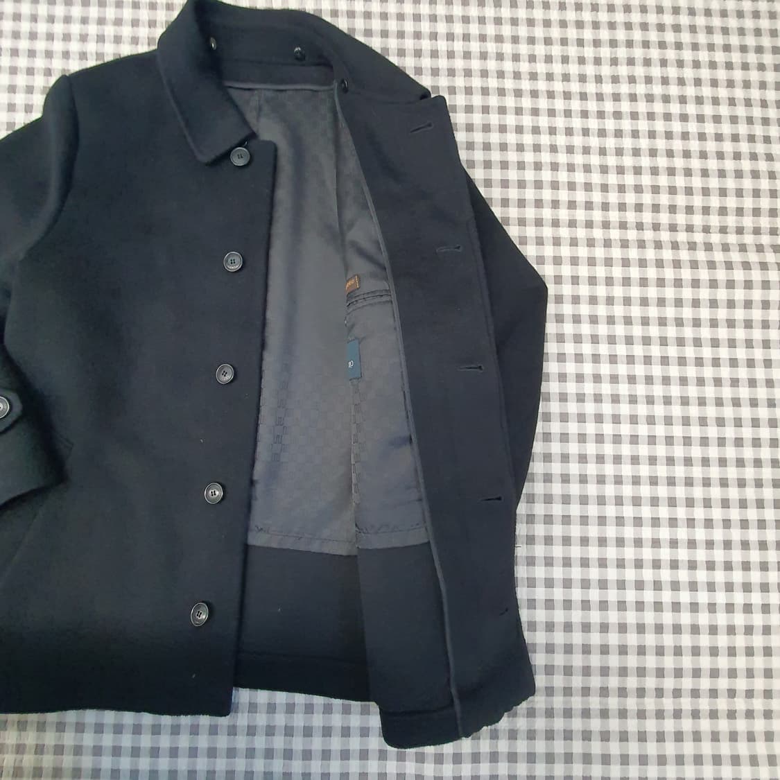 마에스트로 울 캐시미어 발마칸 코트 남자95 상품이미지5