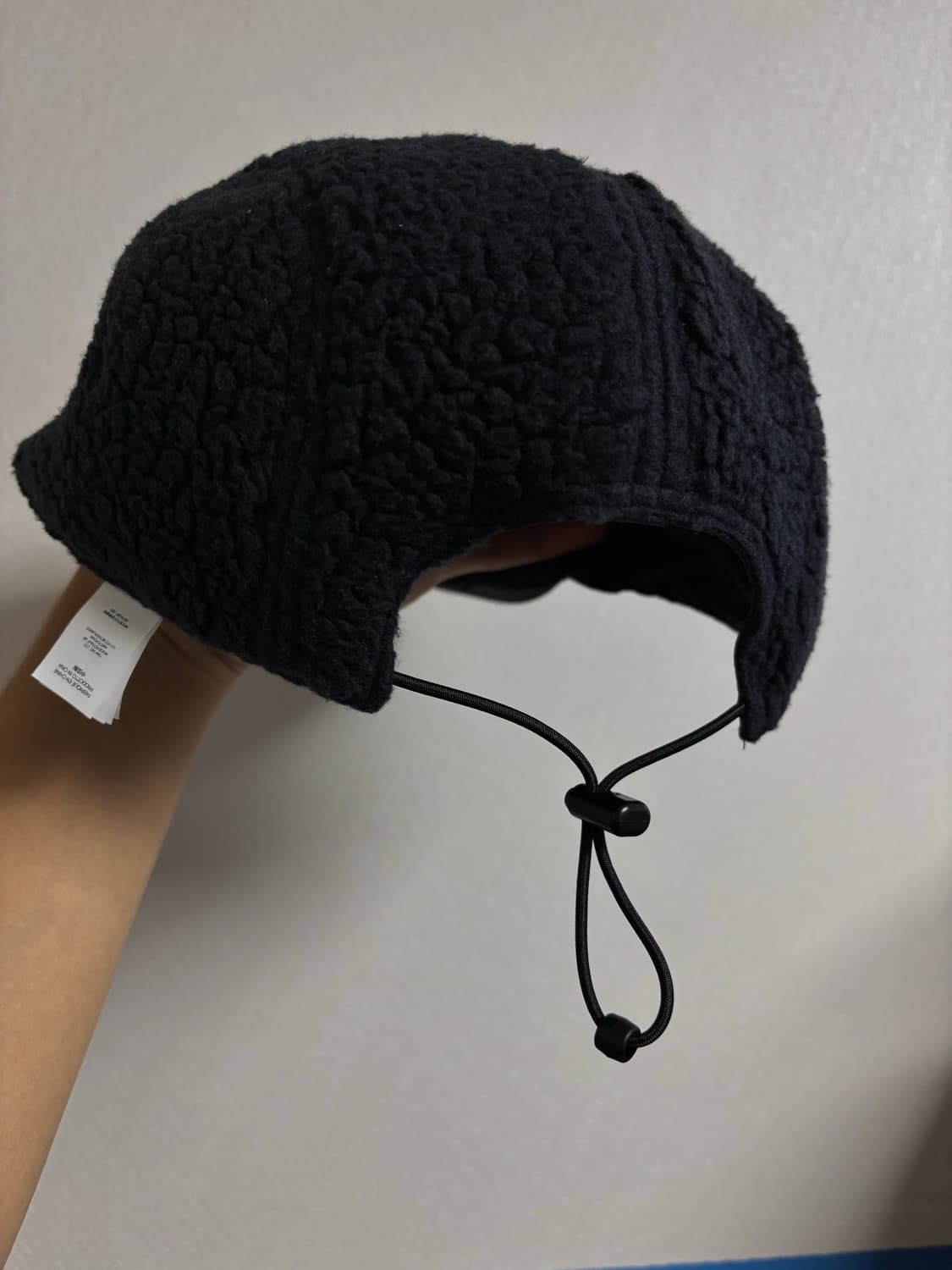 슈프림 폴라텍 셔링 리버시블 캠프캡 블랙 - 23FW 상품이미지4