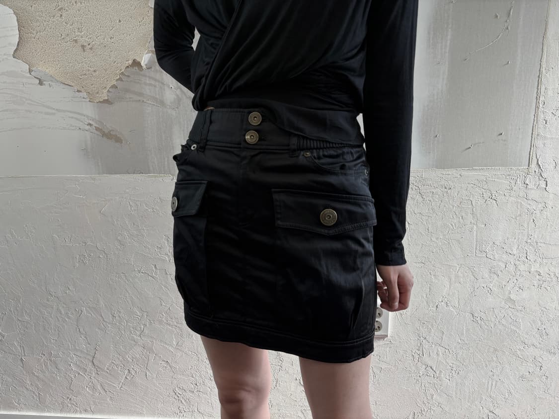 satin pocket skirt 상품이미지1