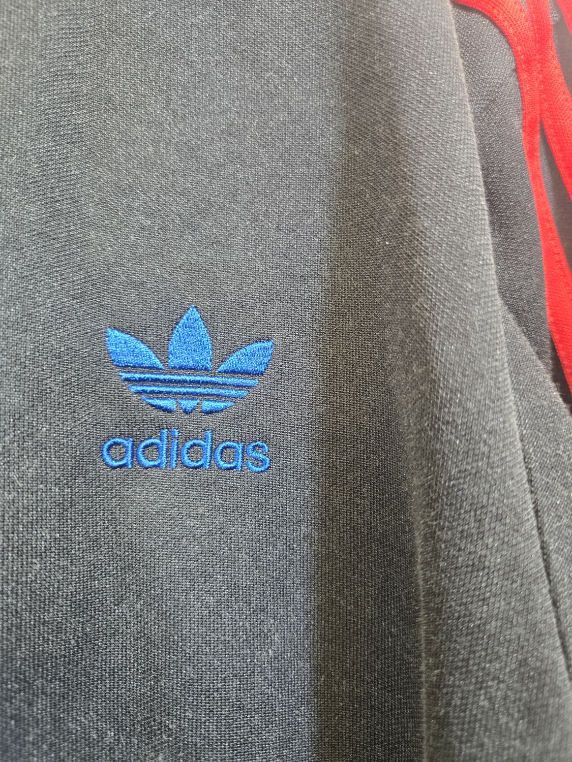 아디다스 검정색 져지 Barcelona 삼선 상품이미지5