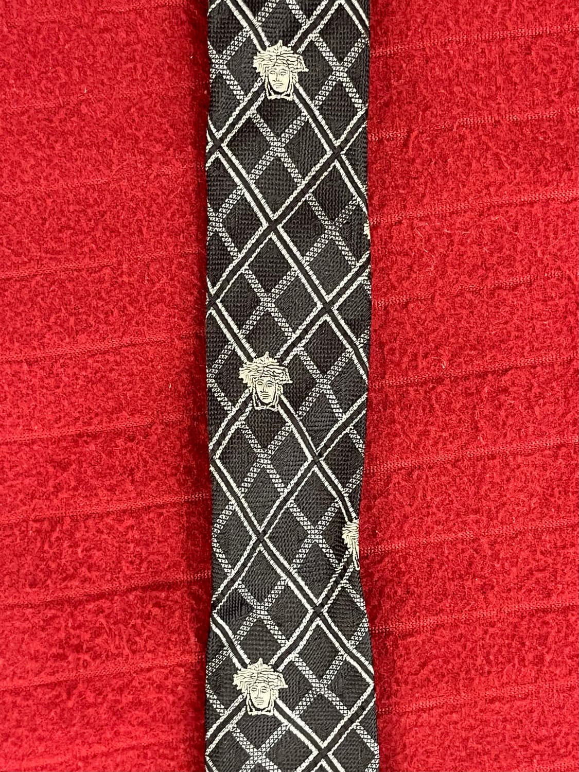 지아니 베르사체 패턴 넥타이 블랙 #csz3072 상품이미지7