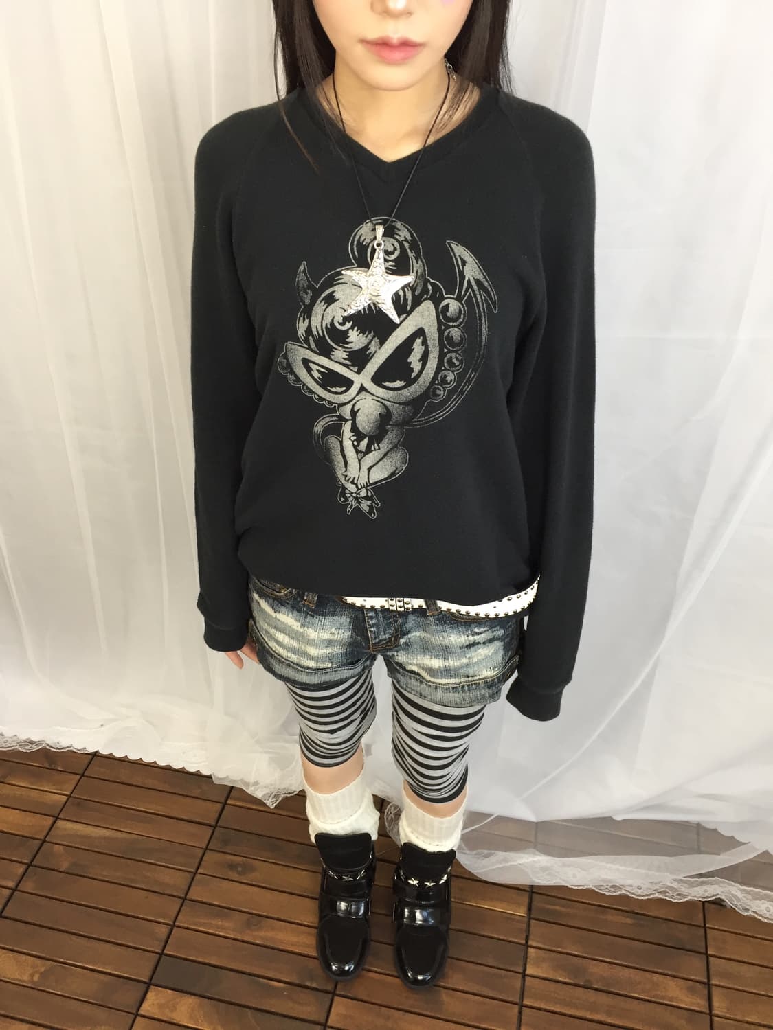 'Hysteric Mini' Y2k Devil Sweatshirt 상품이미지2