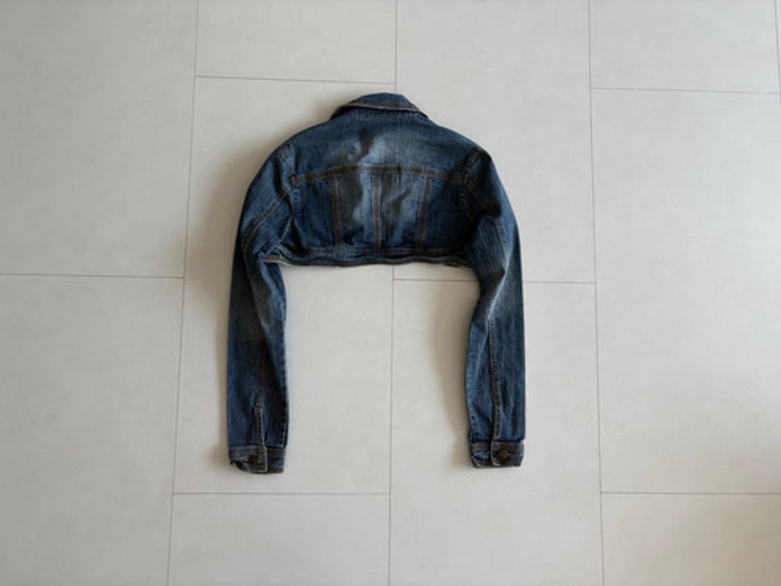 washed denim bolero jacket 상품이미지4