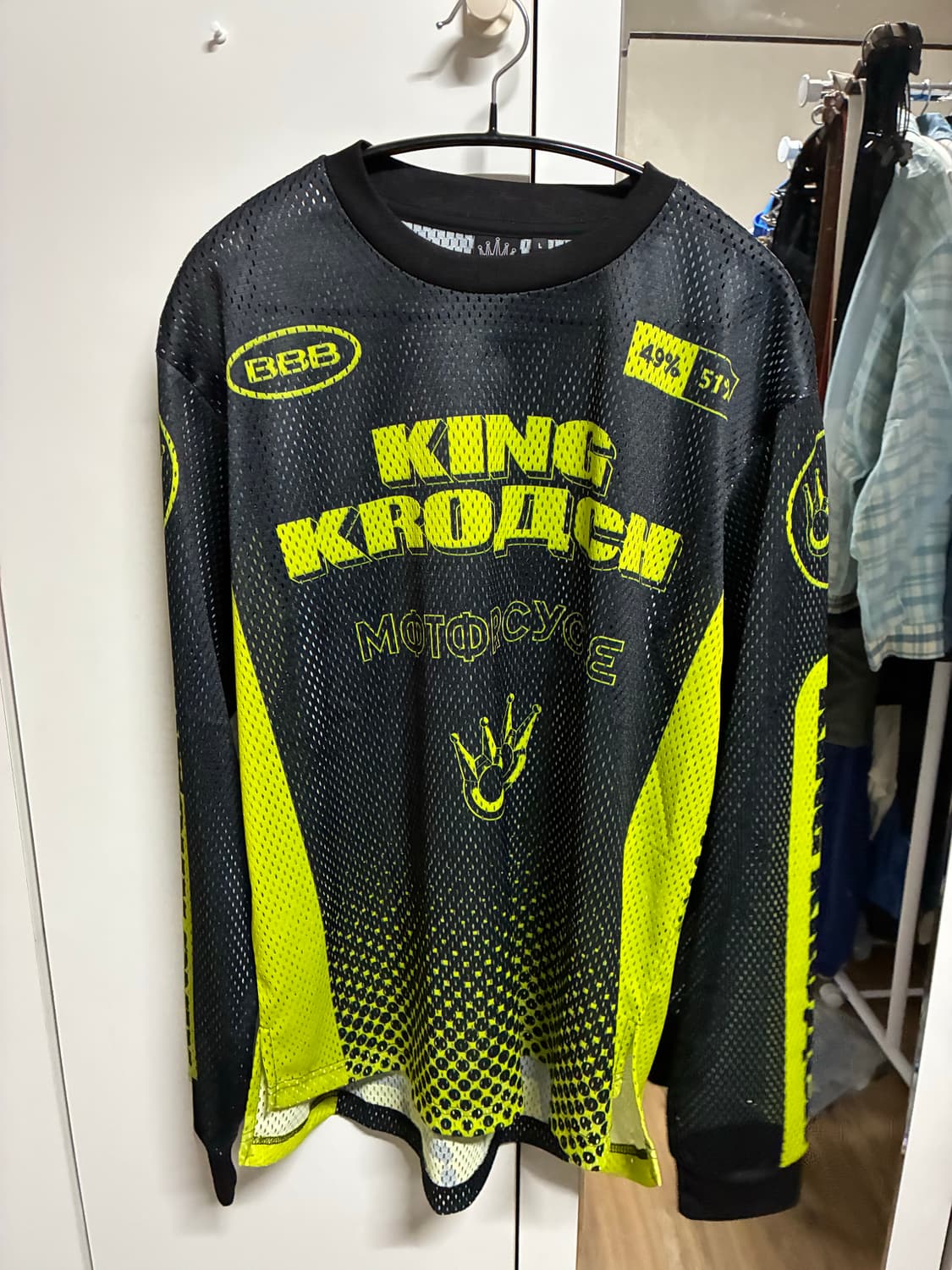 [새상품] 킹크로치 메쉬 긴팔티 저지 L/100 상품이미지1