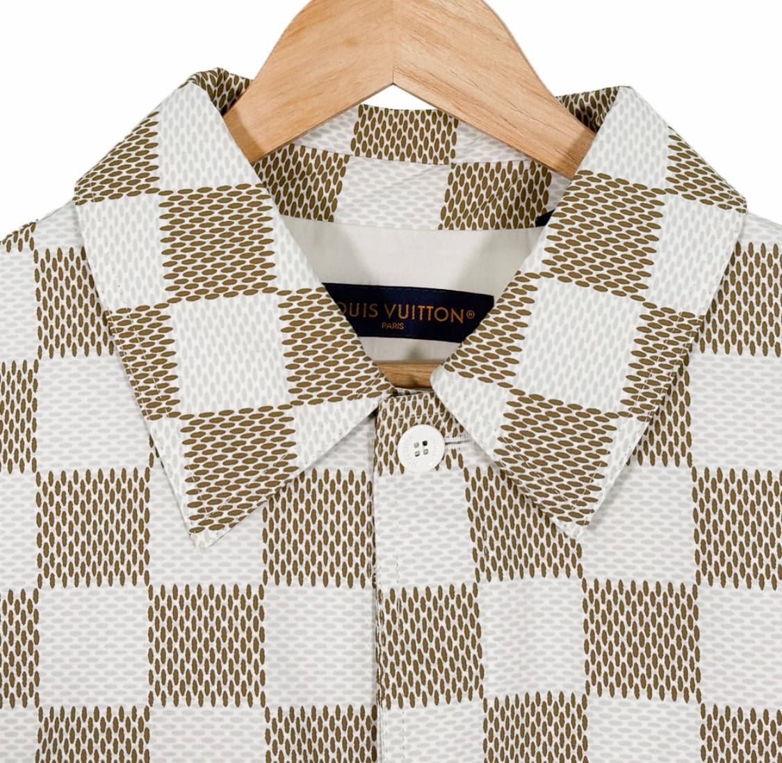 [L] 루이비통 남성 다미에 모노그램 코튼 나일론 오버사이즈 셔츠 자켓 상품이미지3