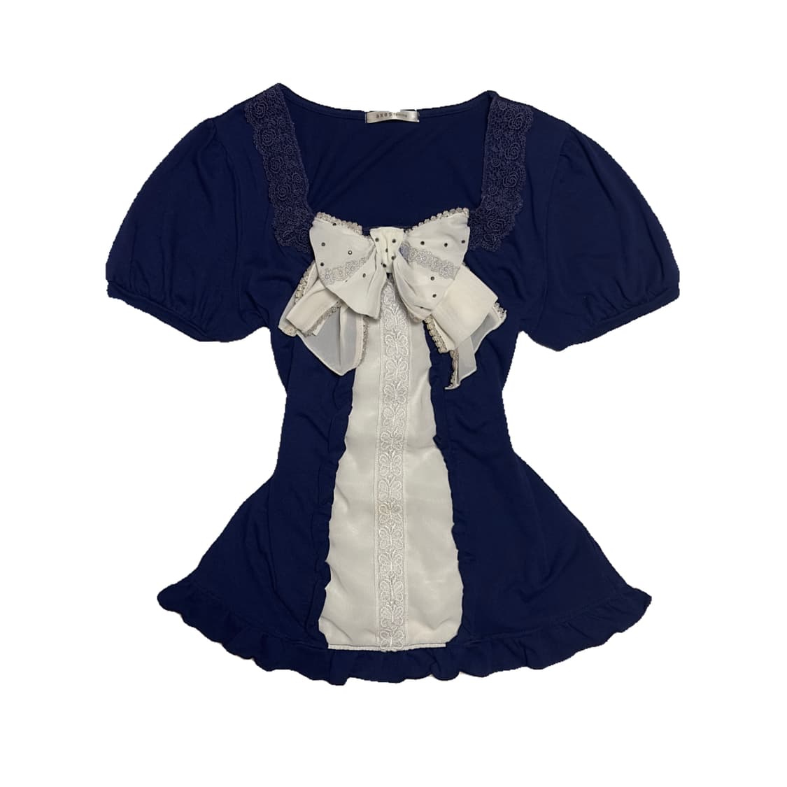 희귀,, axes femme 리본 탑 / 갸루 / 로걀탑 상품이미지1