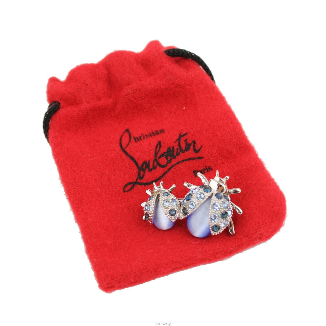 블루톤 풍뎅이 비즈 브로치 상품이미지5