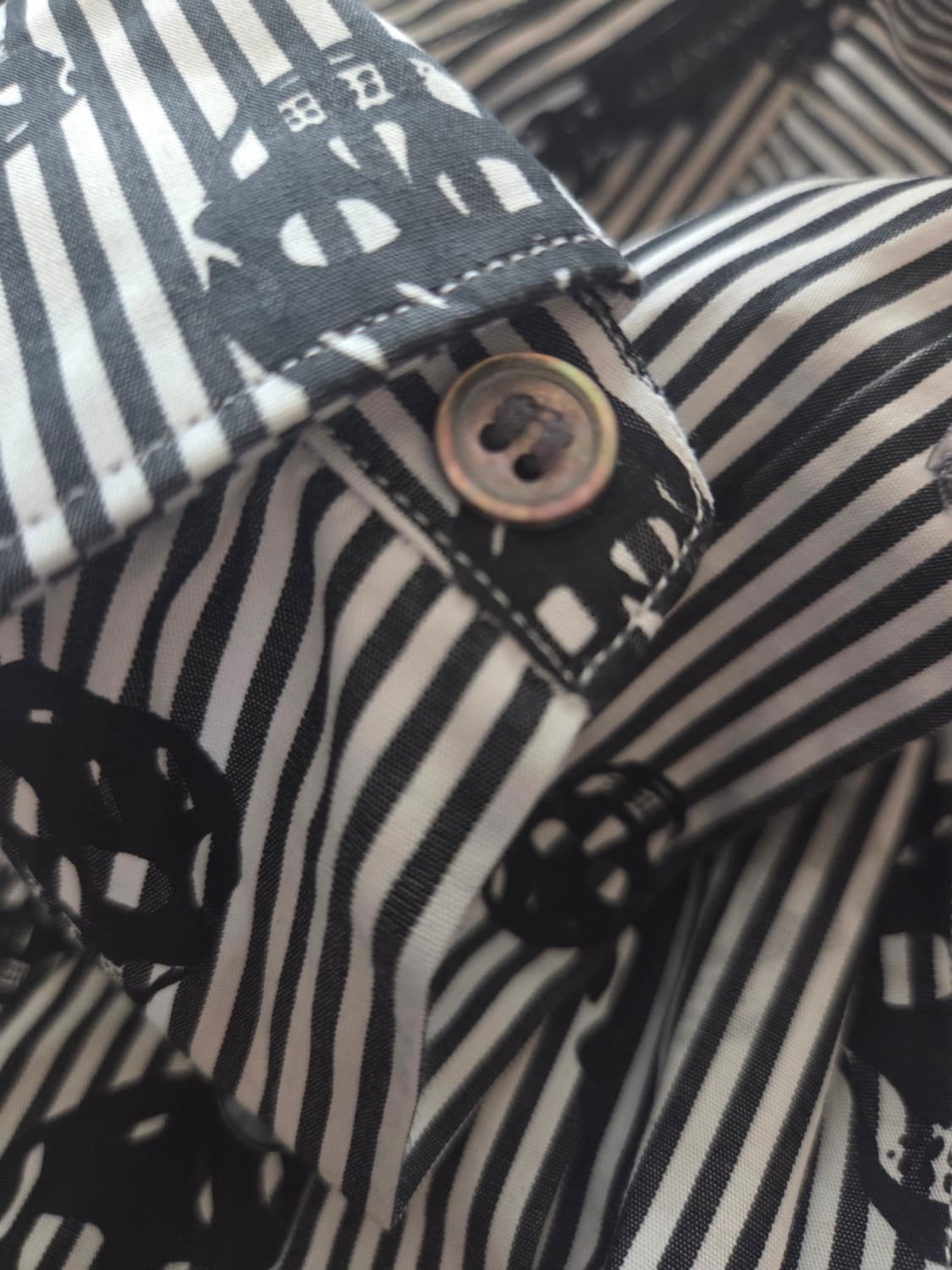 빈티지해골 셔츠 Skull Print Long Sleev 상품이미지4