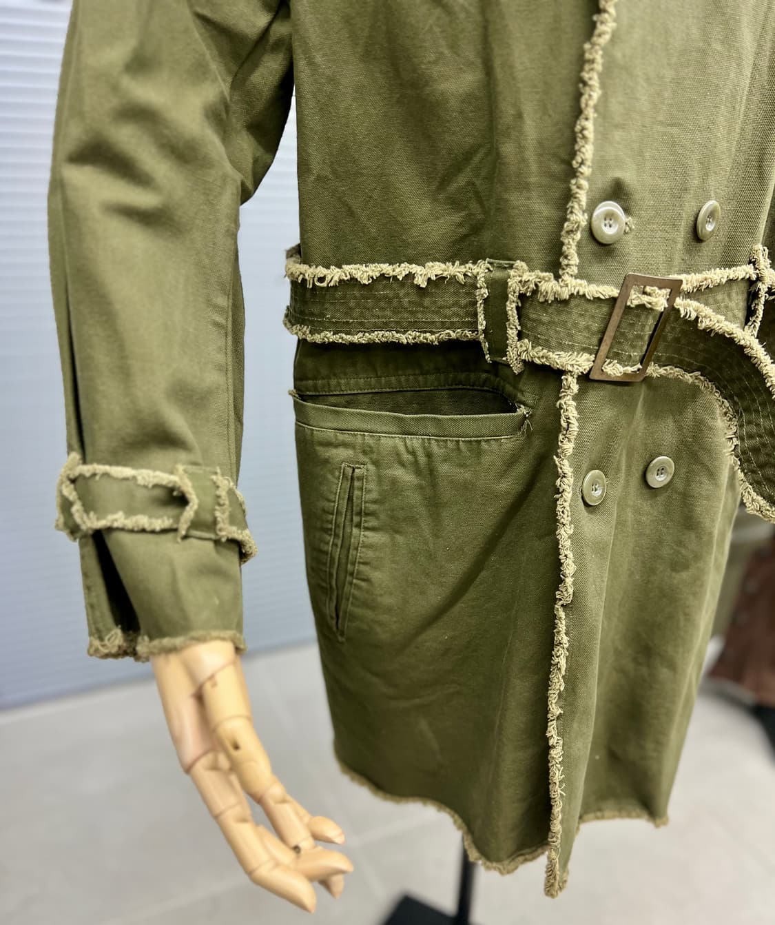 밀리터리 트렌치코트  상품이미지7