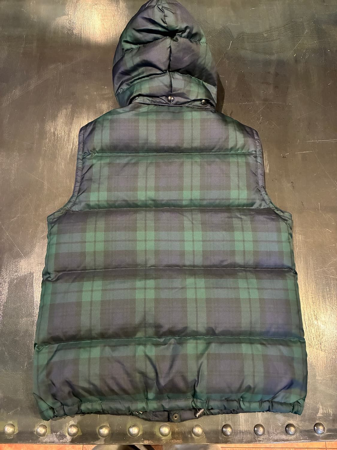 L) 폴로 타탄체크 조끼 패딩 상품이미지6