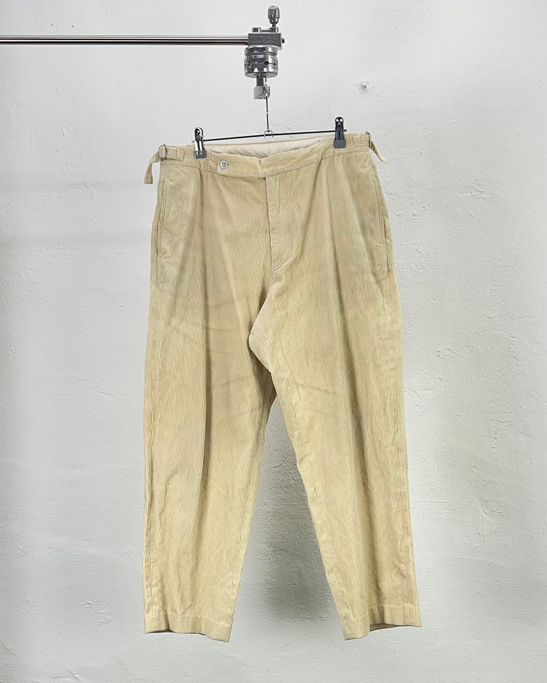 헤리티지 플로스 아이보리 골덴 코듀로이 트라우저 팬츠 상품이미지1