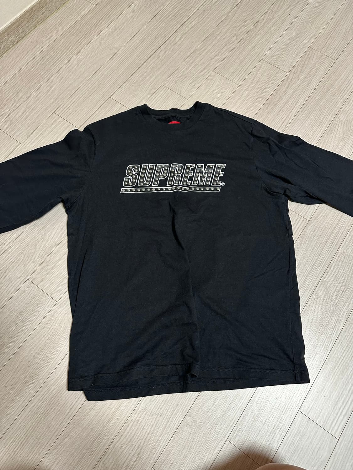 (L) 20ss 슈프림 스터디드 롱슬리브 탑 티셔츠 상품이미지2