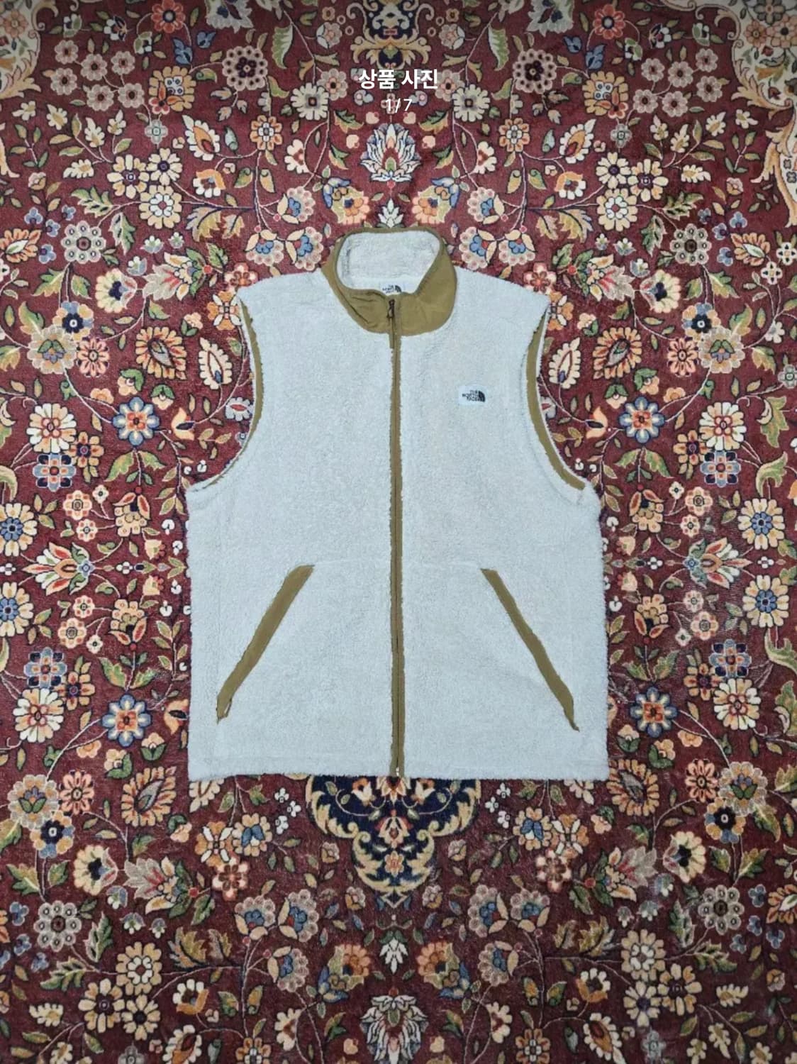 [노스페이스] 뽀글이 보아 플리스 베스트 (조끼) / 아이보리 / XL 상품이미지1