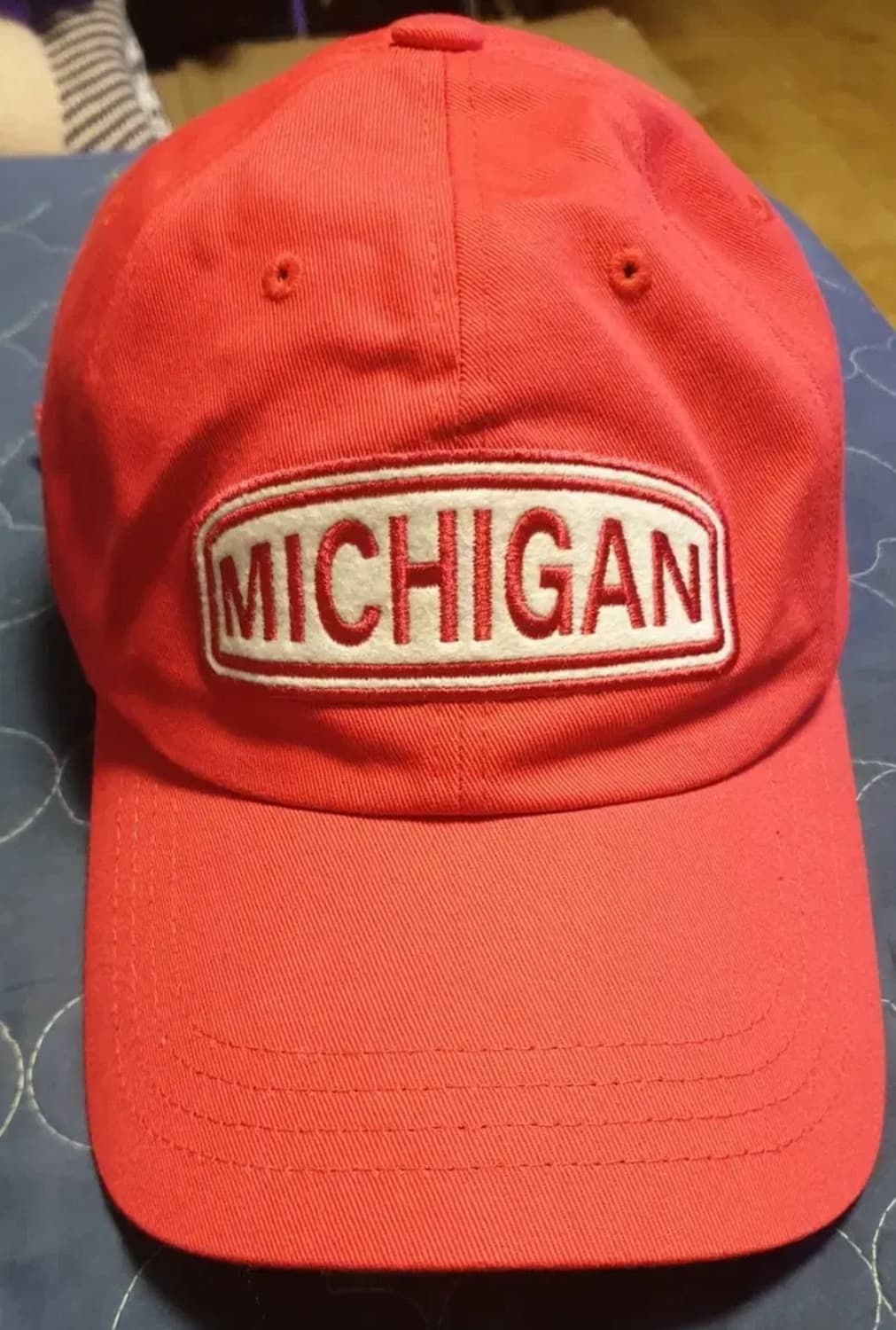 미치간 스탠다드로고 볼캡 레드(머리둘레 58cm) 상품이미지1