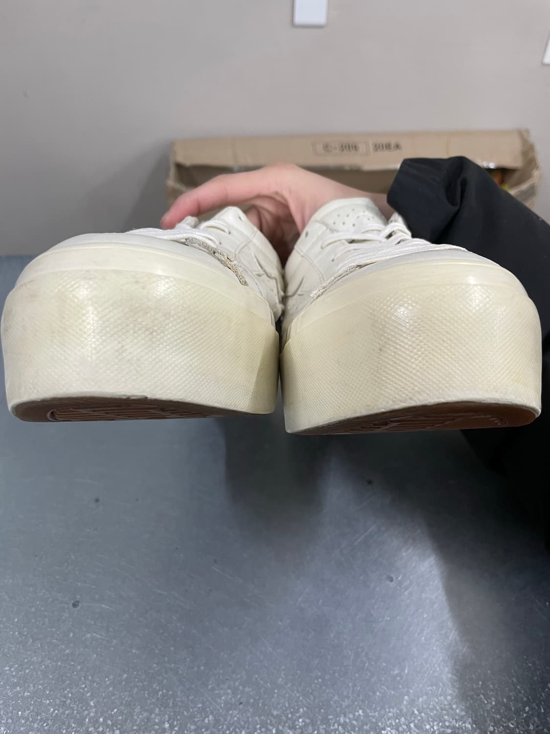 컨버스 원스타 플랫폼 화이트 255 상품이미지9