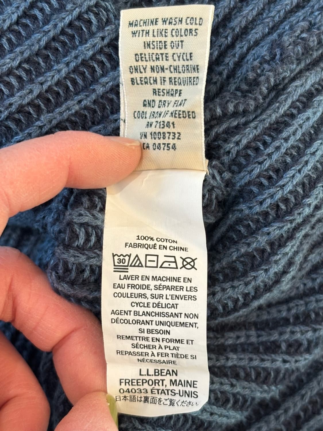 L.L. Bean Knit Zip up 상품이미지8