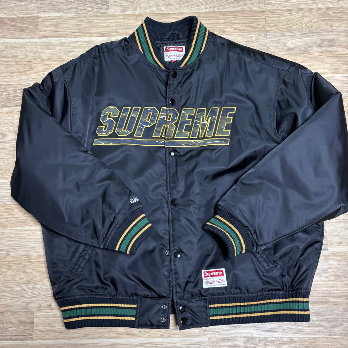 [XL]슈프림 미첼앤네스 바시티자켓 상품이미지1