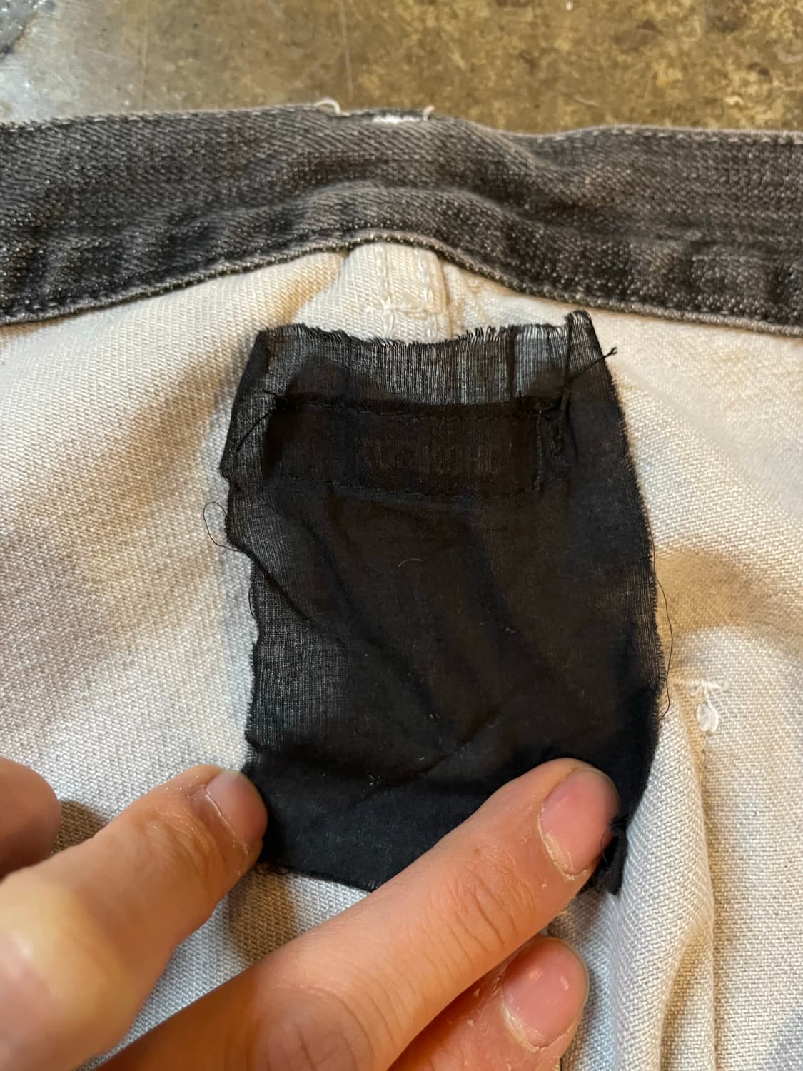 쿠시코그 Kusikohc floral detail jeans 상품이미지5