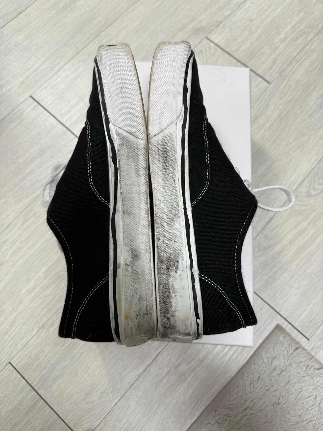 (44) 카미야 디스트레스 벌커나이즈드 슈즈 상품이미지3