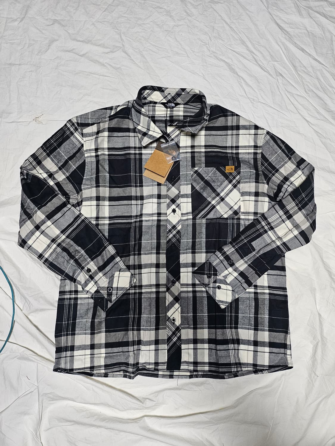 노스페이스 체크 셔츠 XL 상품이미지1