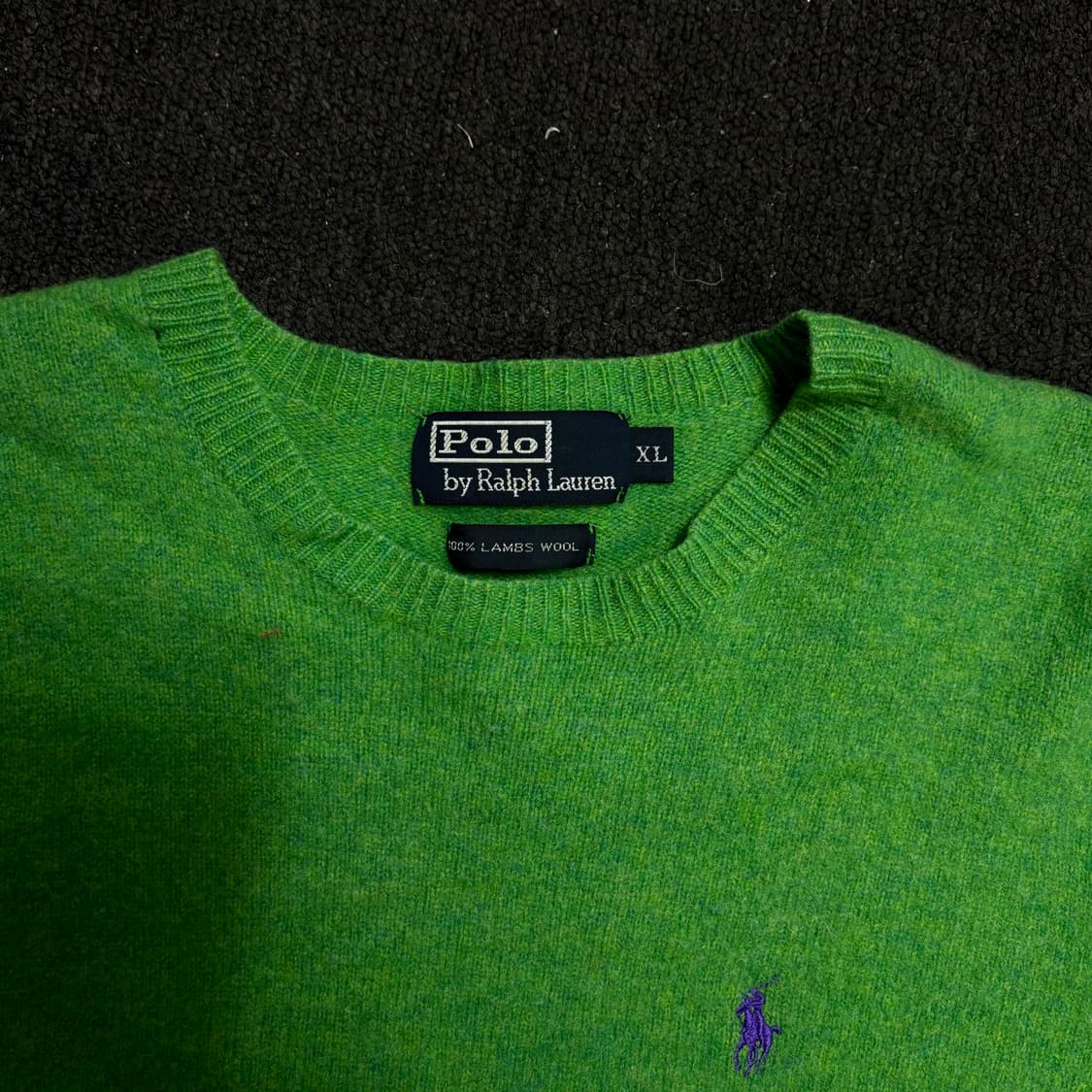 폴로 랄프로렌  램스울 초록색 연한 그린 니트 여성 XL 상품이미지5