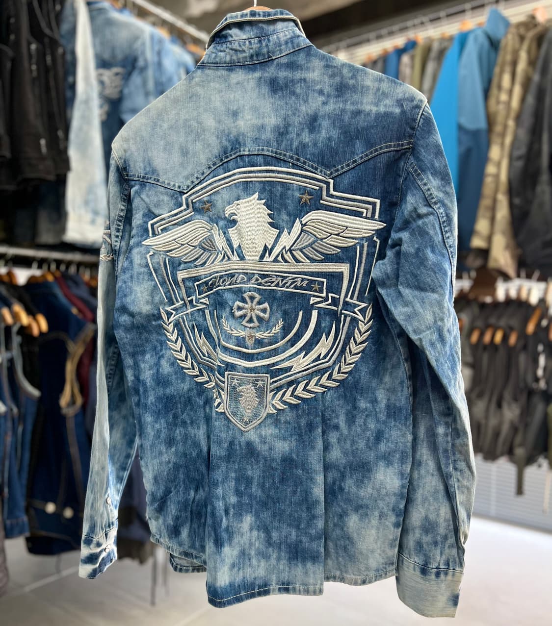 중청워싱 남방 L  상품이미지5