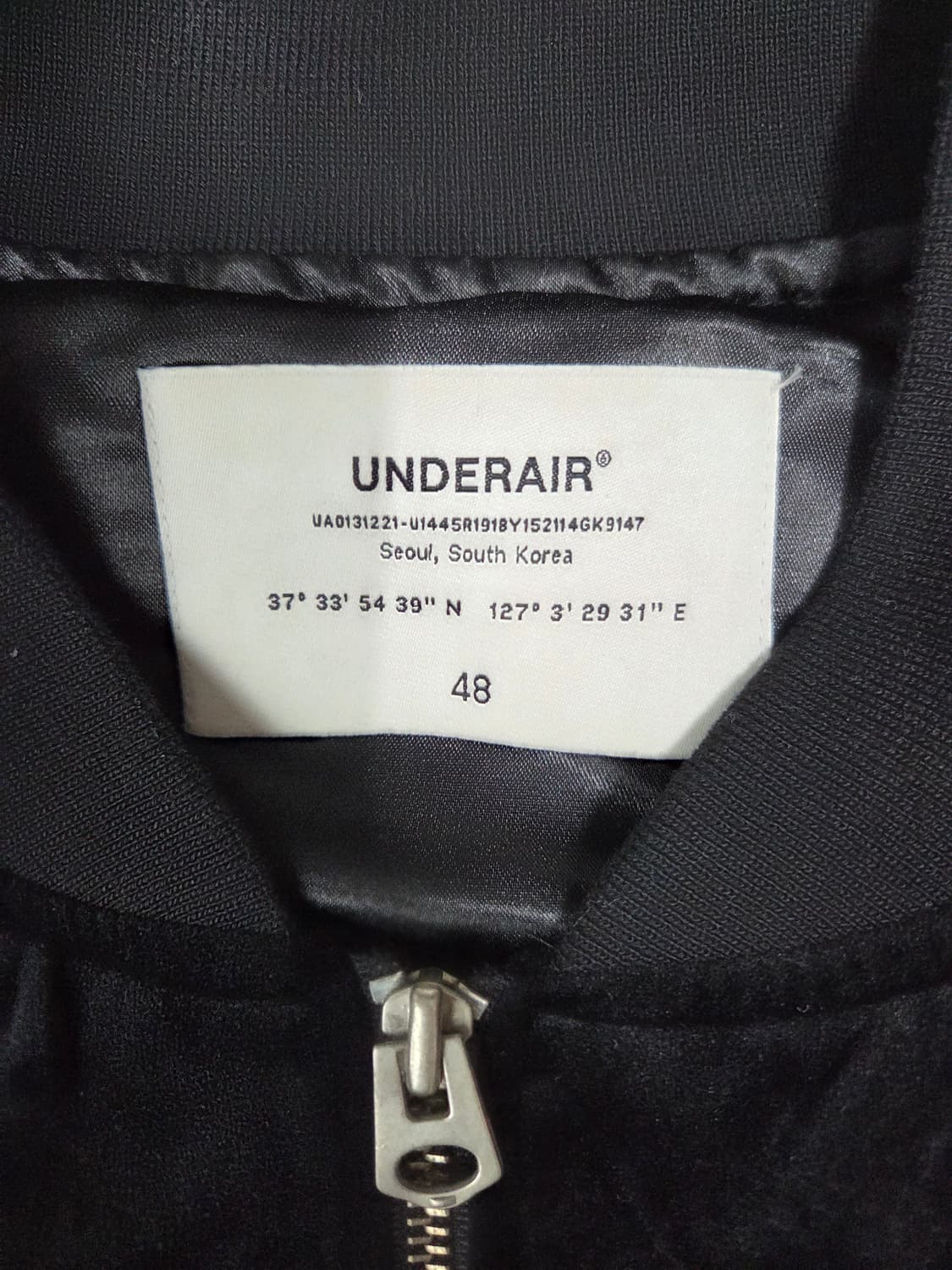 UNDERAIR 언더에어 벨벳 매화 자수 스카잔 자켓 48 상품이미지8