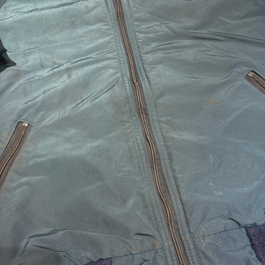 90년대 미국 생산 울리치 다크블루 웜업 자켓 상품이미지8