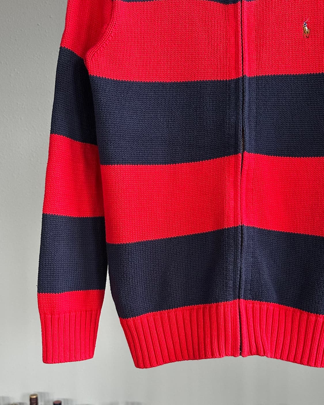 [S]폴로 랄프로렌 단가라 여성 니트 집업 상품이미지4