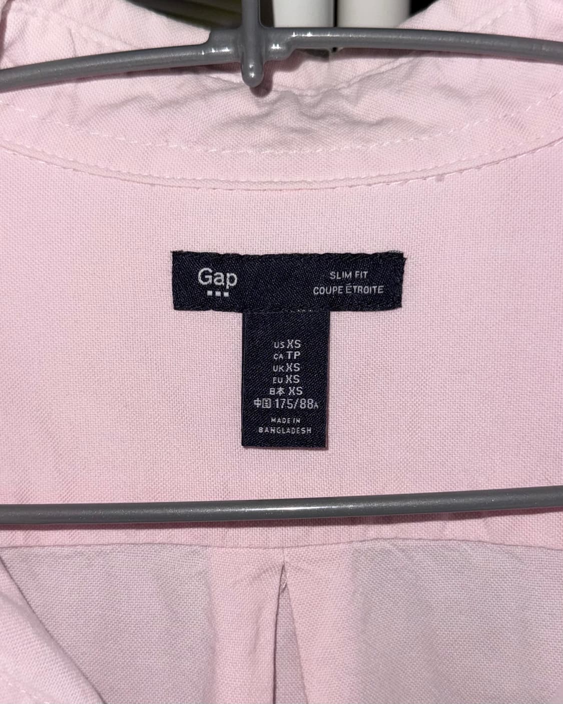 갭 핑크 슬림핏 셔츠 상품이미지7