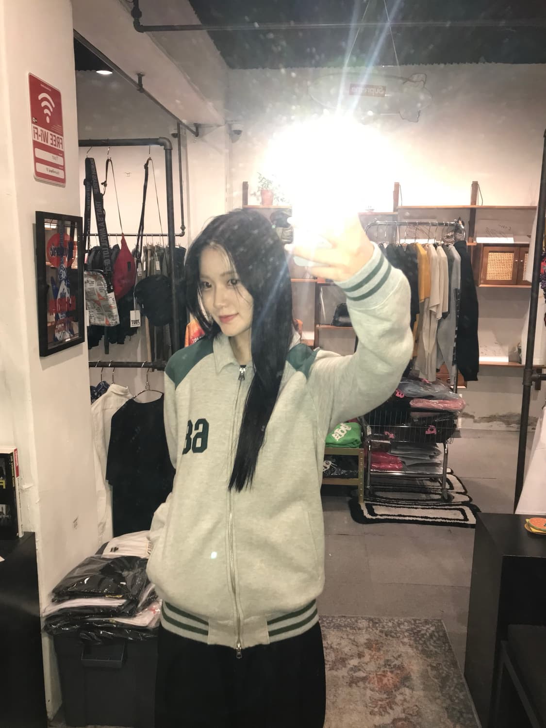 HYSTERIC GLAMOUR Sweat Zip Cardigan 상품이미지1