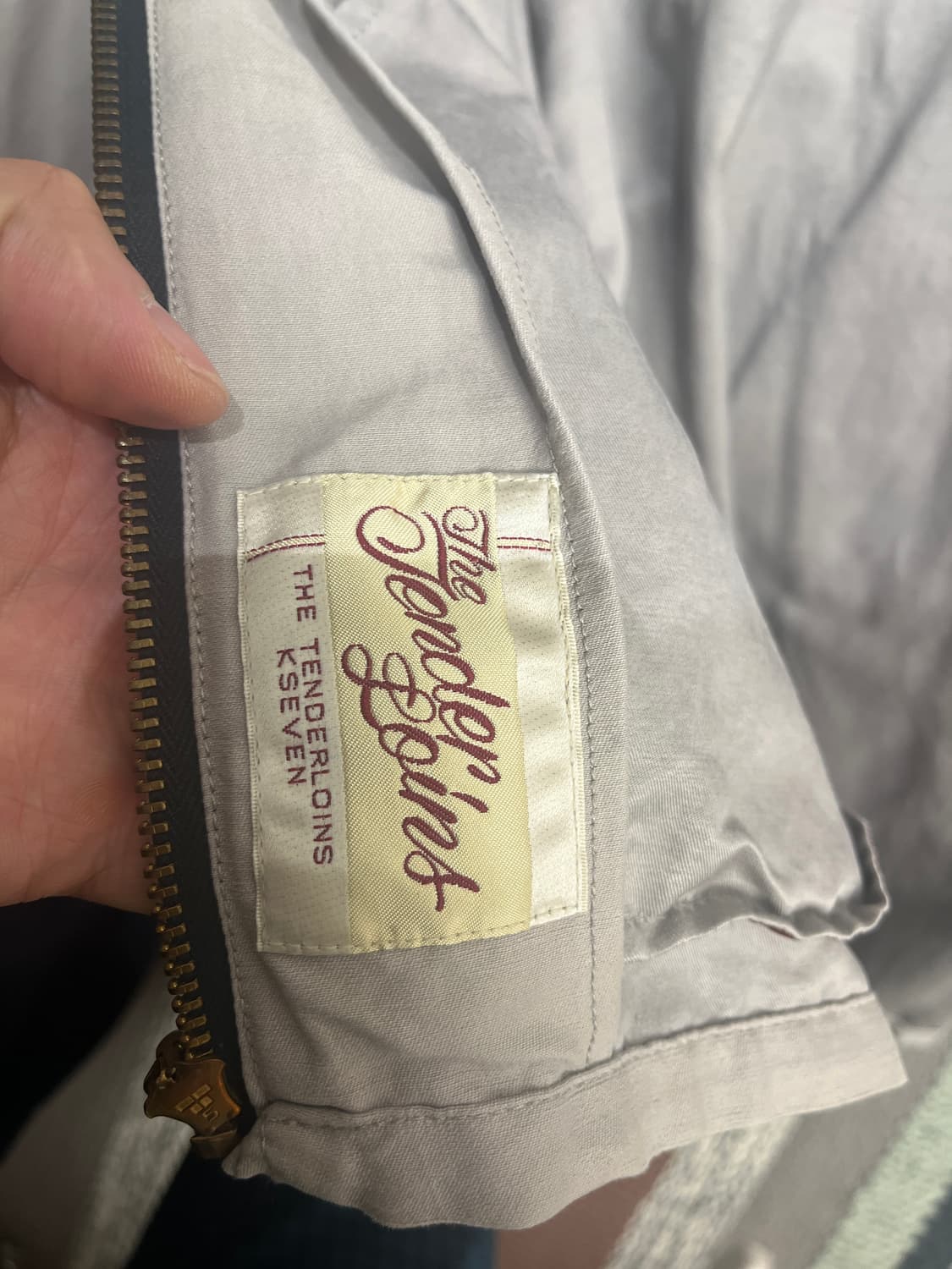 텐더로인 TENDERLOINS 베이지 블루종 자켓 M 상품이미지8