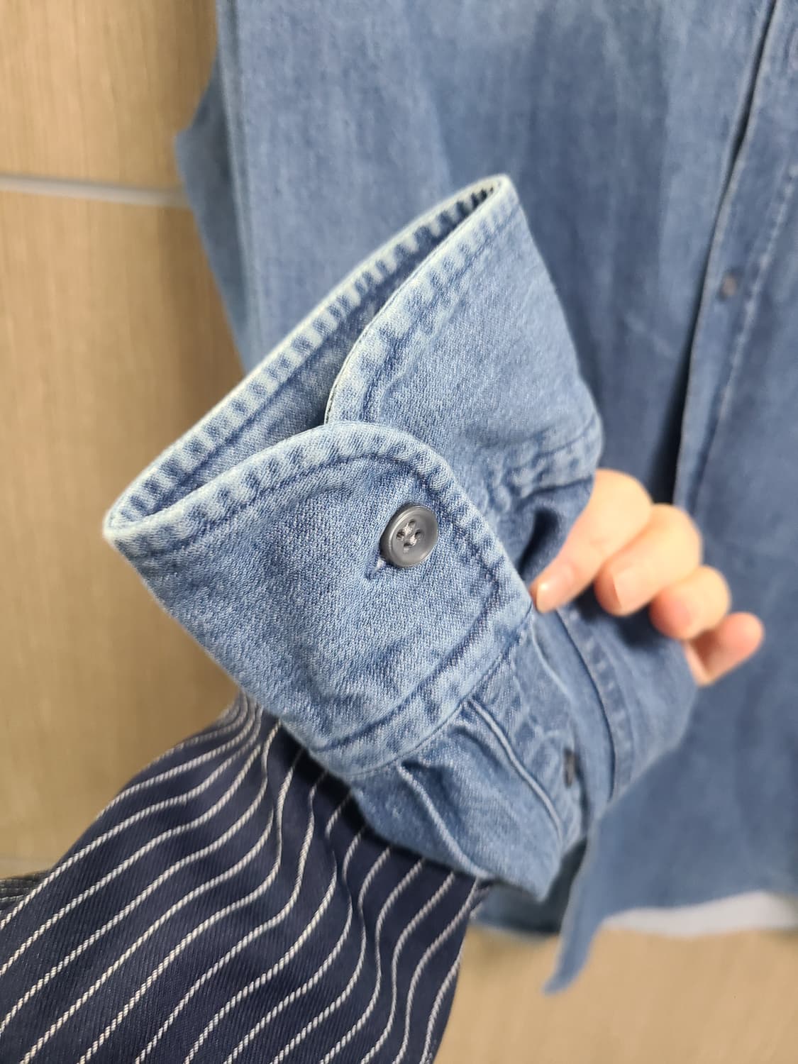 휴고보스 데님 셔츠 95 상품이미지4