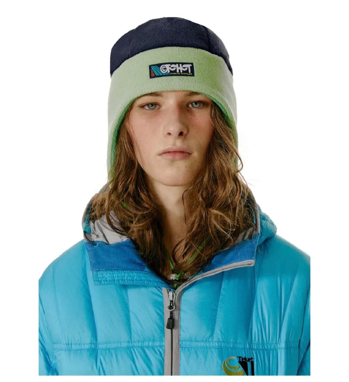 테켓 네이비 비니recording fleece earflap beanie 상품이미지1