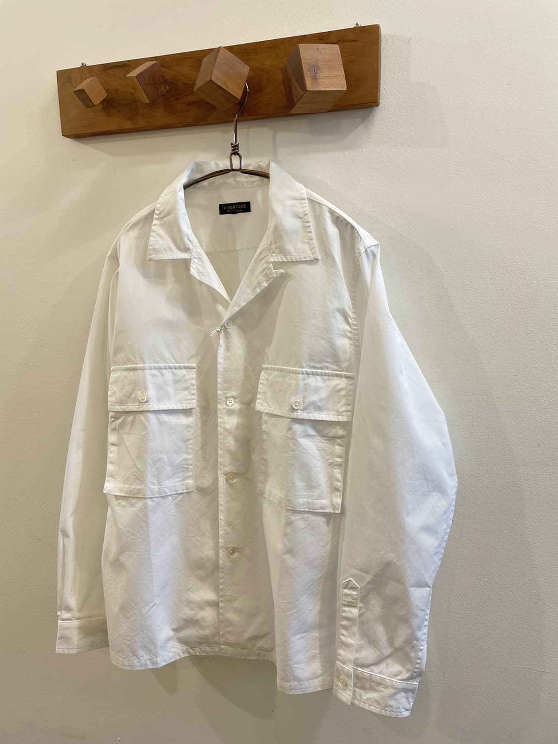 “a vontade” open collar shirt 상품이미지1