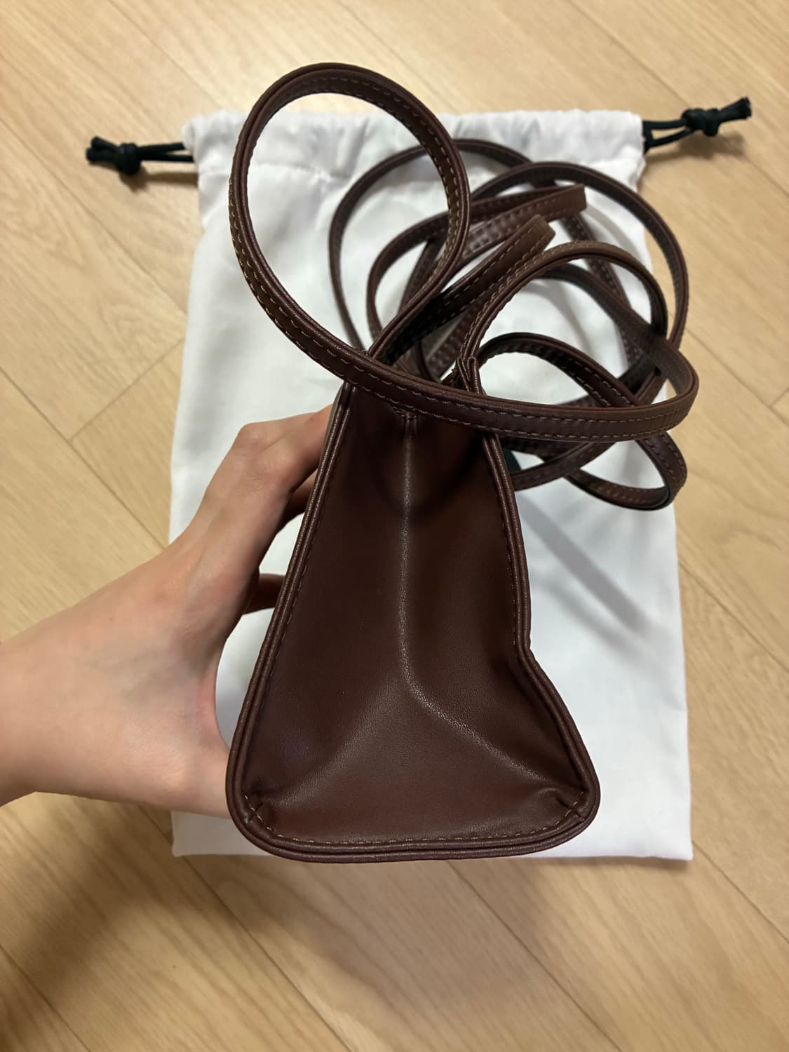 텔파 스몰 쇼핑백 초콜릿 상품이미지2