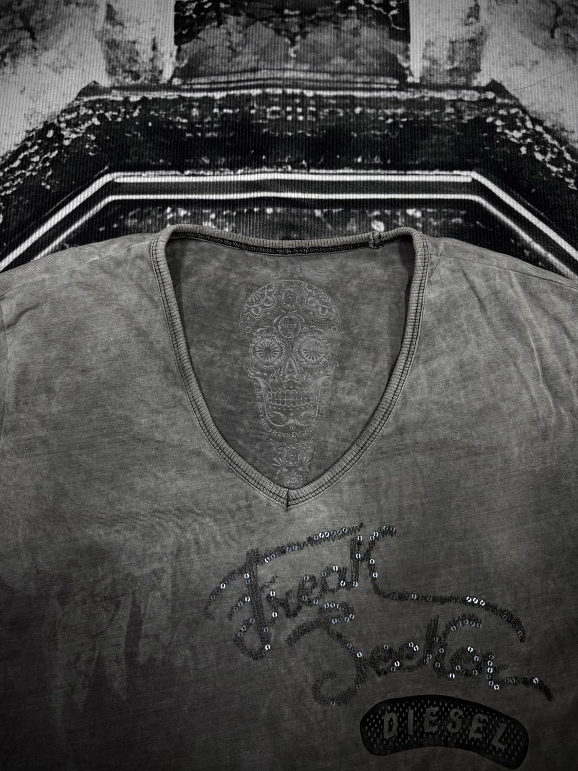 Diesel destroyed vkei T-shirt 상품이미지4