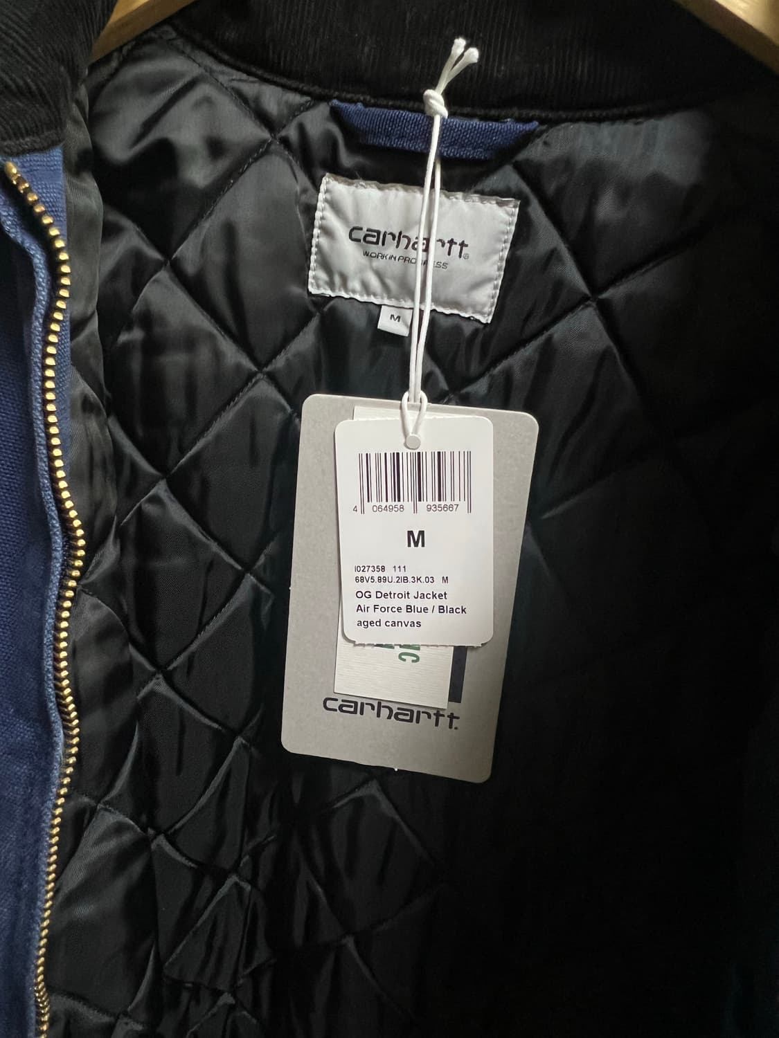 [M] 칼하트wip 디트로이트 자켓 에어포스 블루 상품이미지3