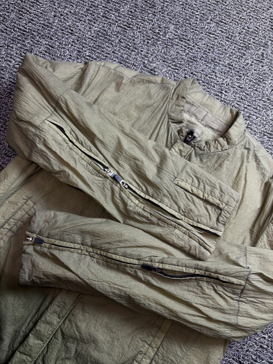 폴리테루 하이커 자켓 세이지 그린 2398 상품이미지4