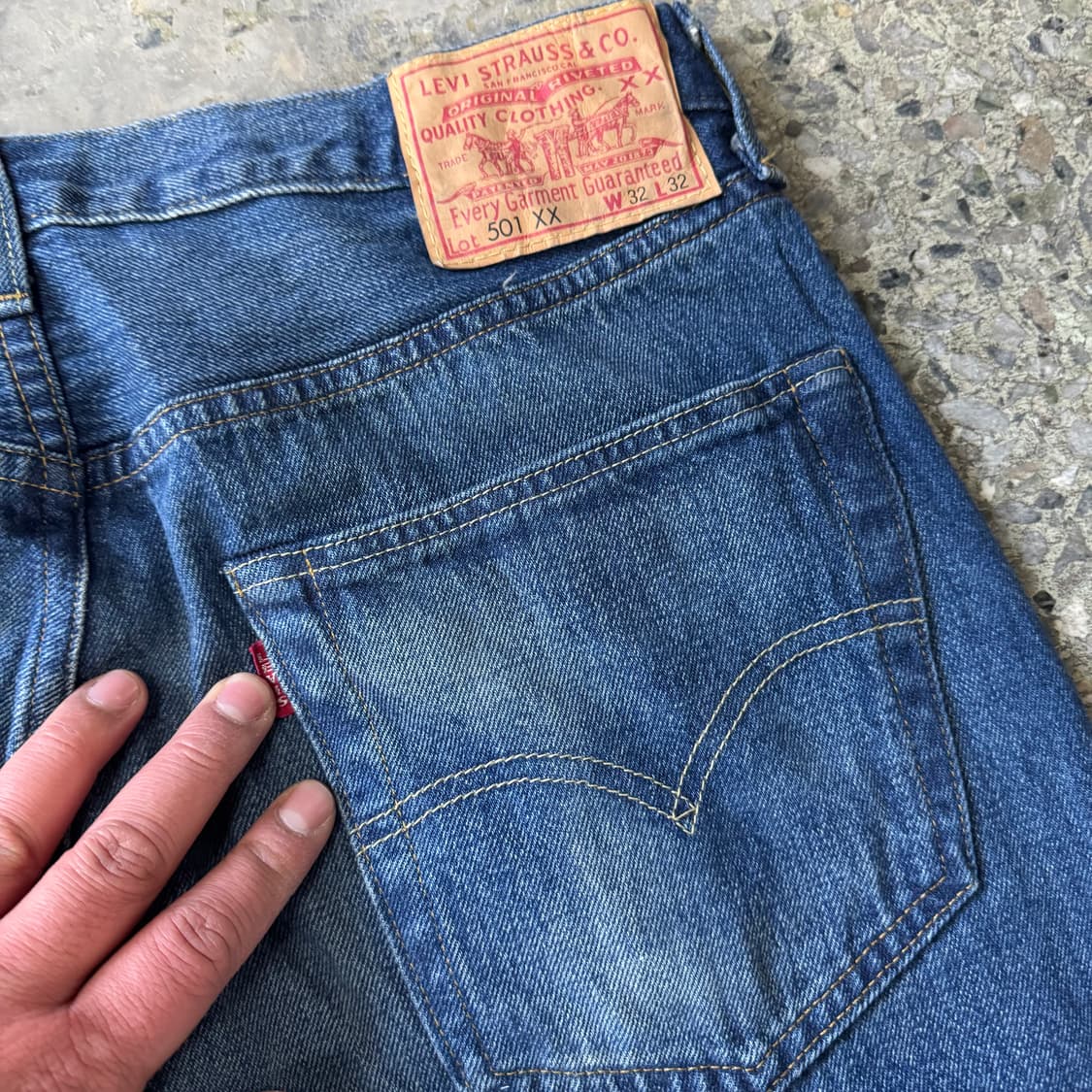 [34] 리바이스 LVC 55501 Silent Spring 데님 팬츠 상품이미지8