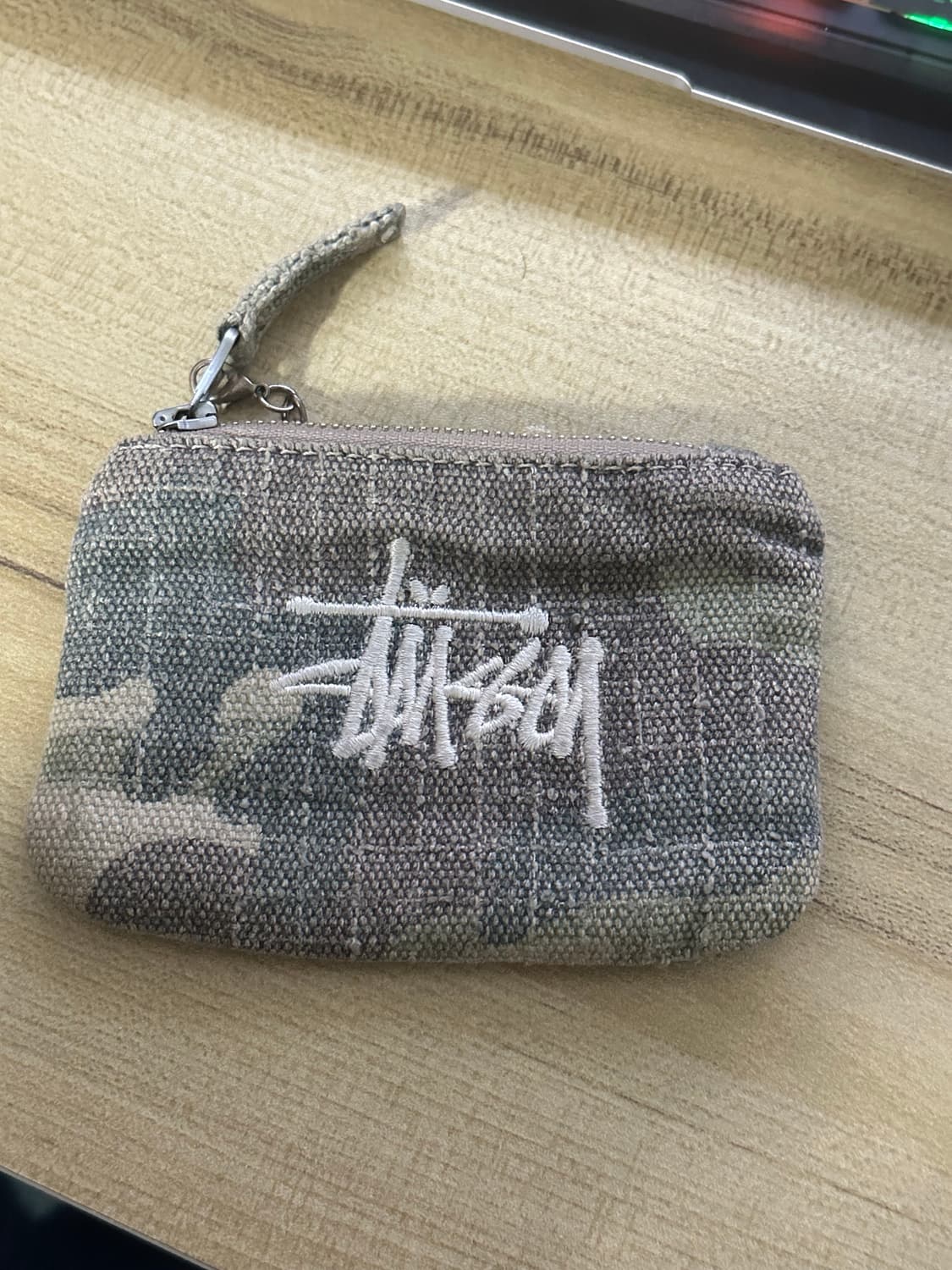 스투시 니들펀치 코인 파우치 (동전지갑) 상품이미지1