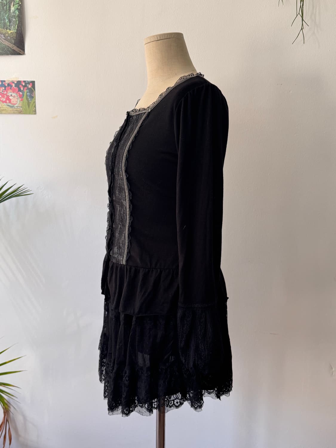 black lace top 상품이미지7