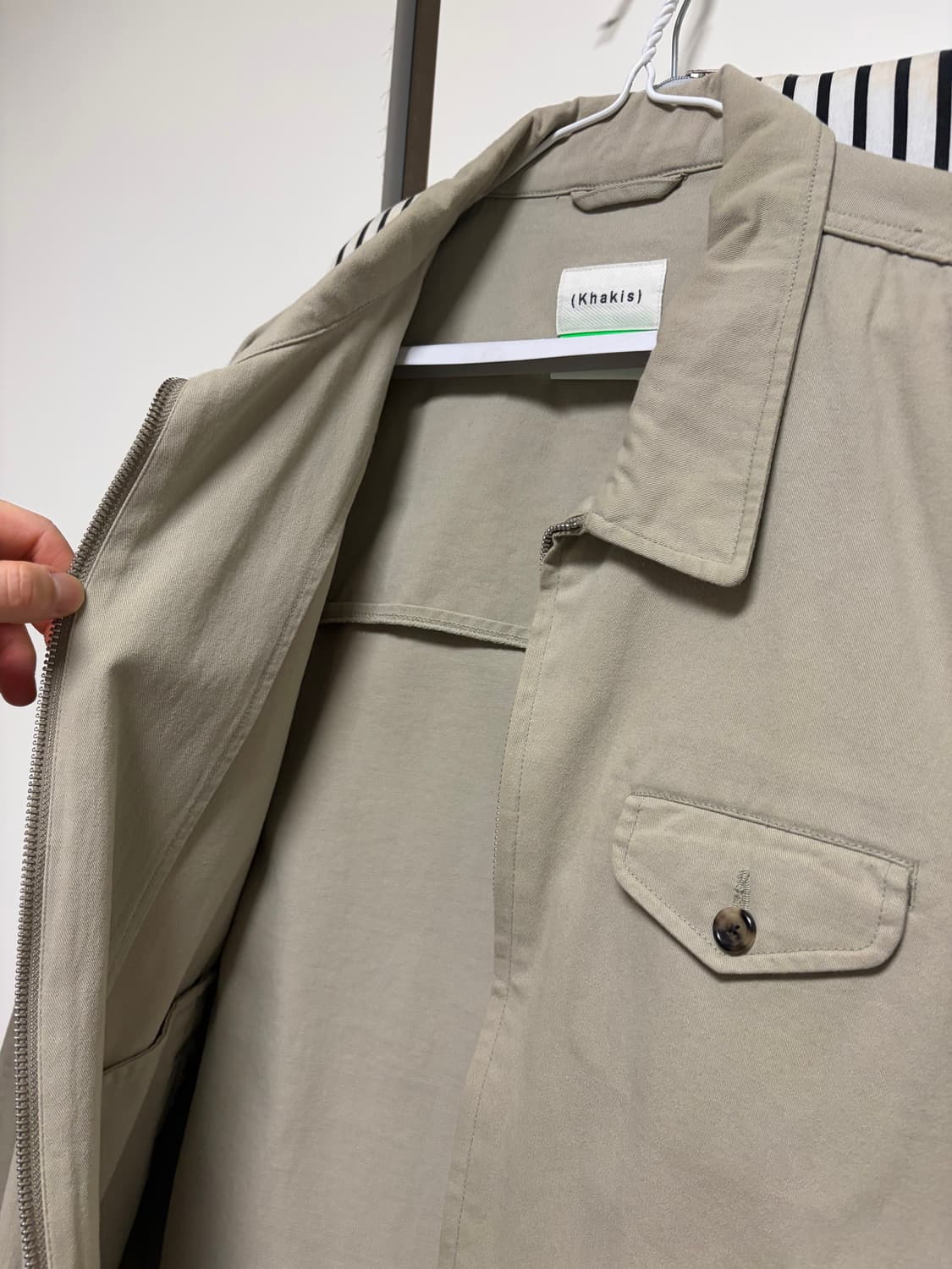KHAKIS 카키스 베이지 자켓 사이즈 M 상품이미지4