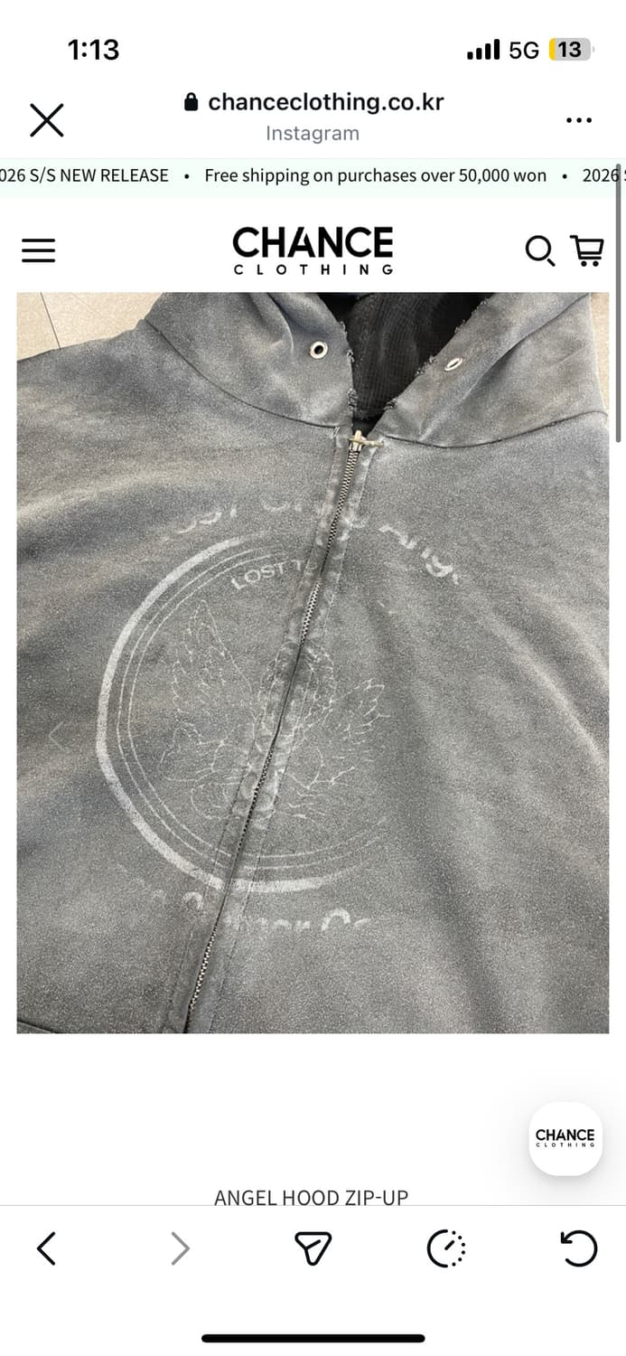 Lost Town Supply ANGEL HOOD ZIP-UP 상품이미지2