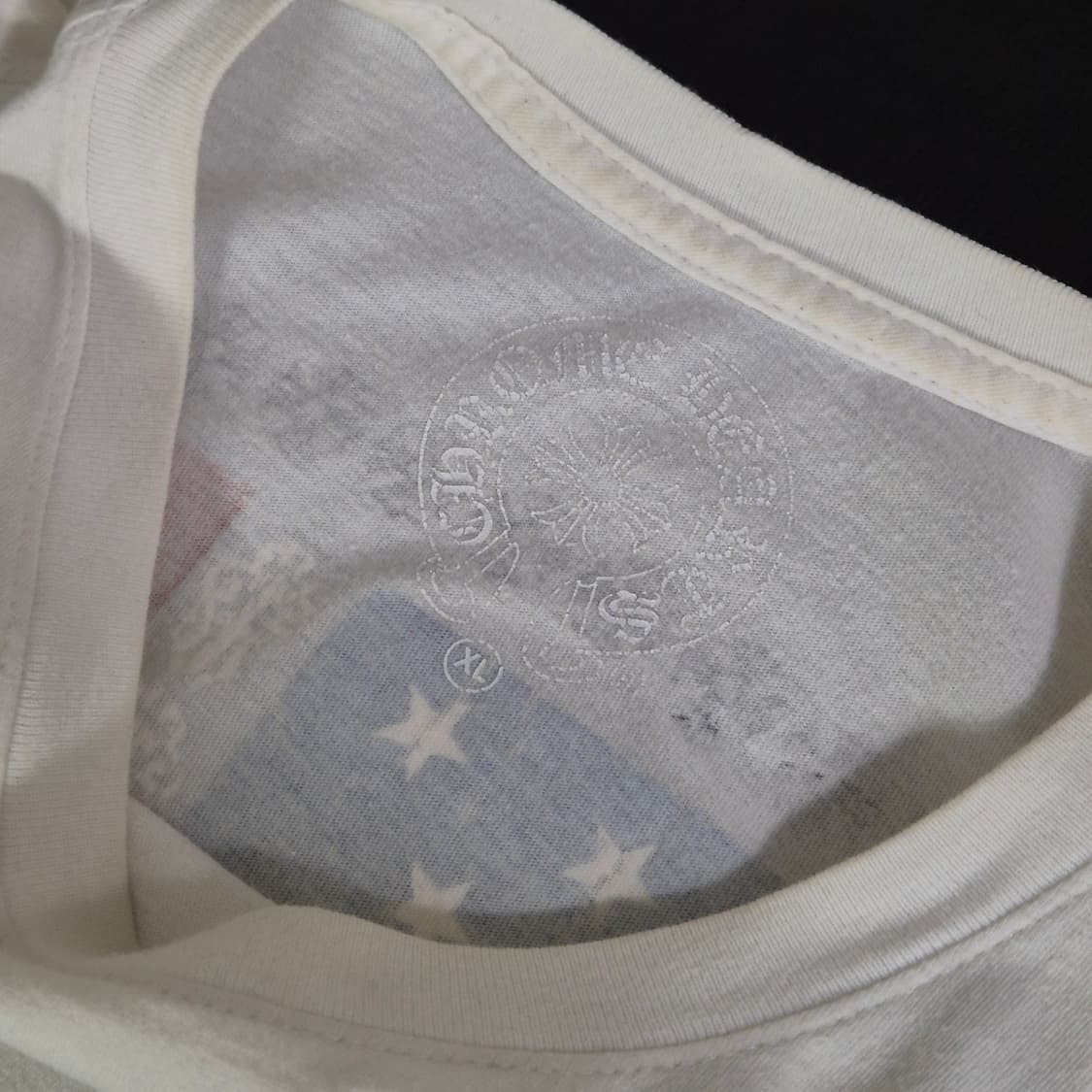 크롬하츠 성조기 반필티셔츠 XL사이즈 상품이미지6