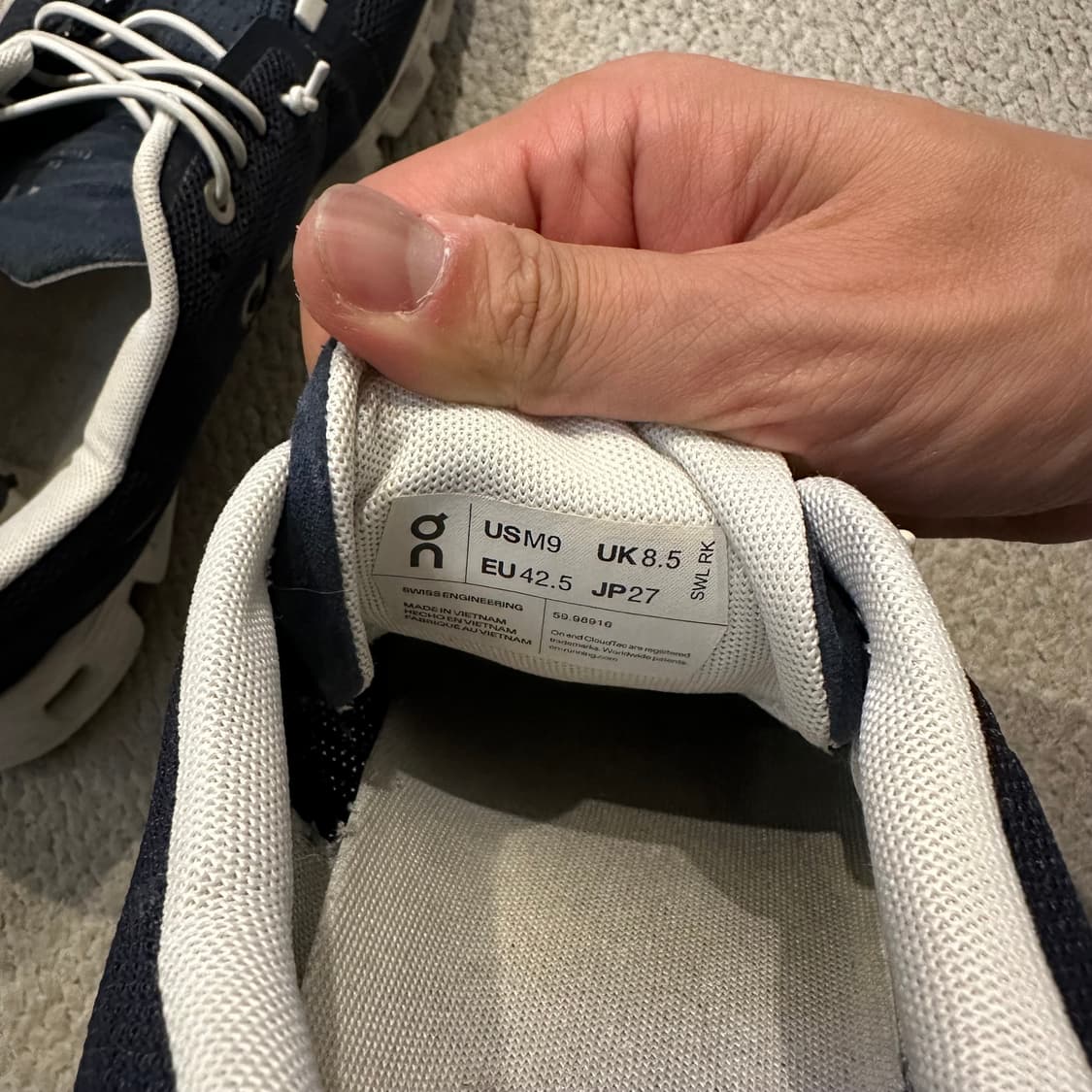 온러닝 On Running Cloud 5 Low Top 러닝화 상품이미지6