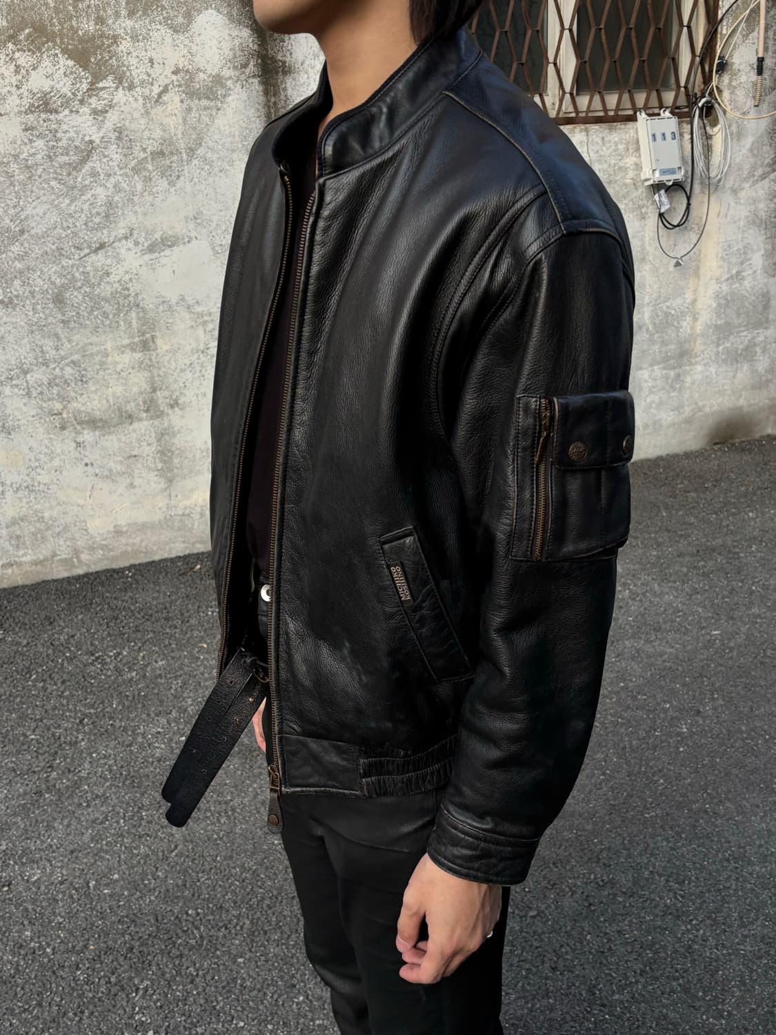 미츠코 런던 레더 바이커 상품이미지1