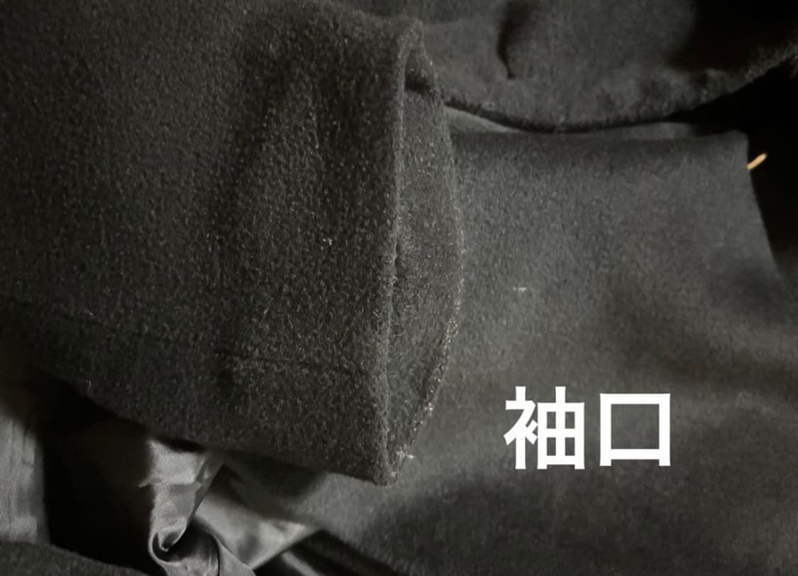 세실맥비 블랙 퍼카라코트 a라인 오네갸루 쿠로갸루 m사이즈 상품이미지6