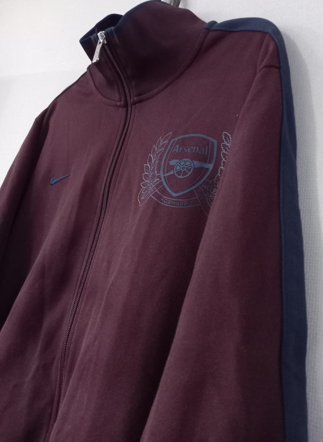 나이키 아스날 버건디 마룬 트랙탑 저지 져지집업 105/XL 상품이미지2