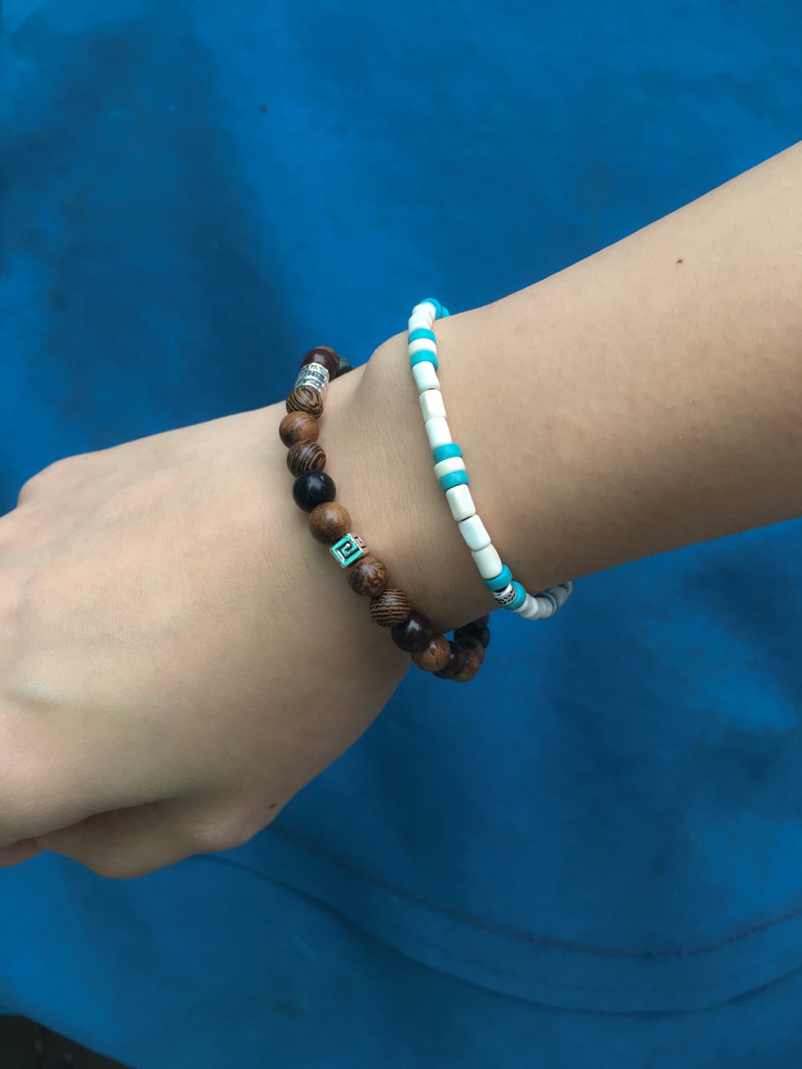 cream blue bracelet 상품이미지2